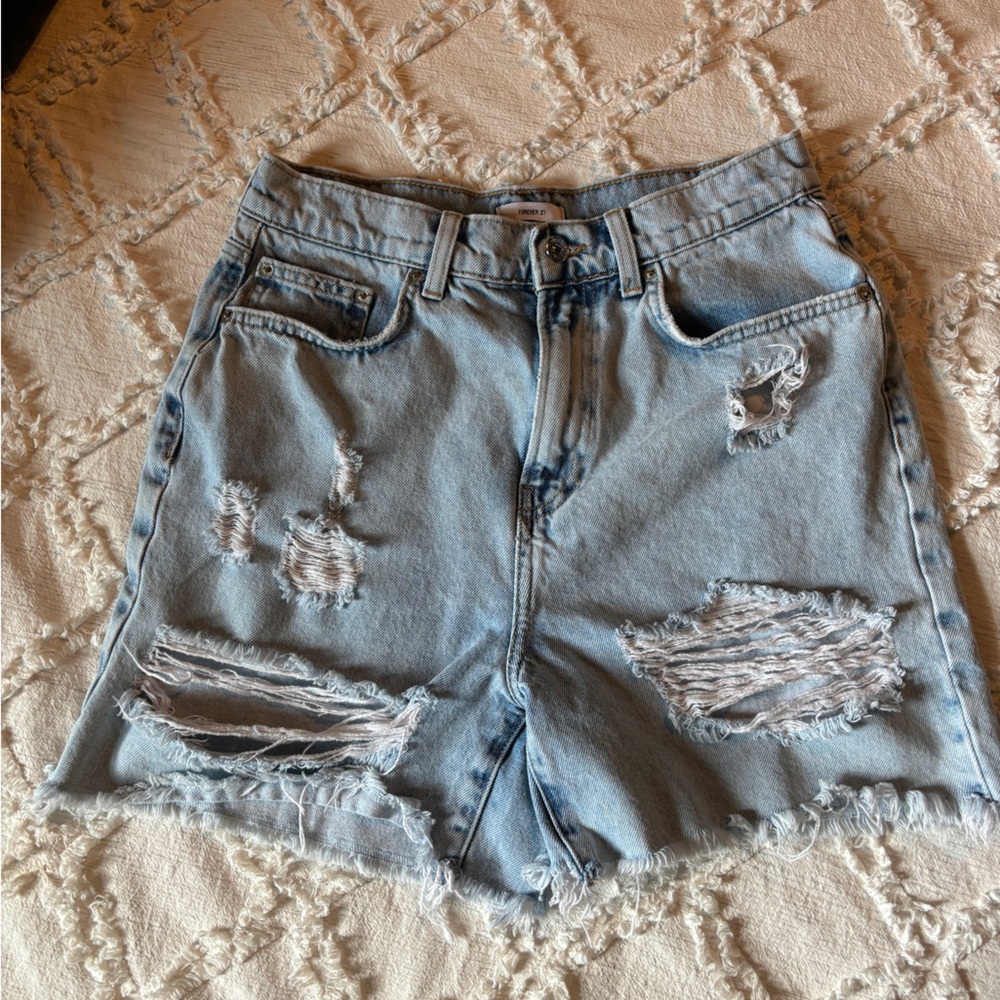 Denim shorts